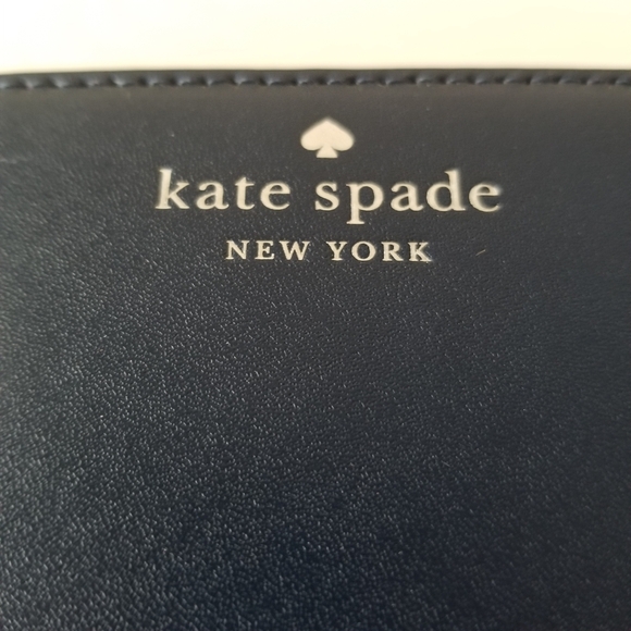 Kate Spade Zip Around Continental Navy Wallet - Picture 5 of 11